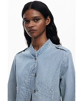 Desigual Women's Striped Trucker Jacket