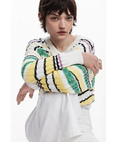 Desigual Women's Colorful striped sweater