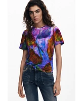 Desigual Women's Leaf T-shirt