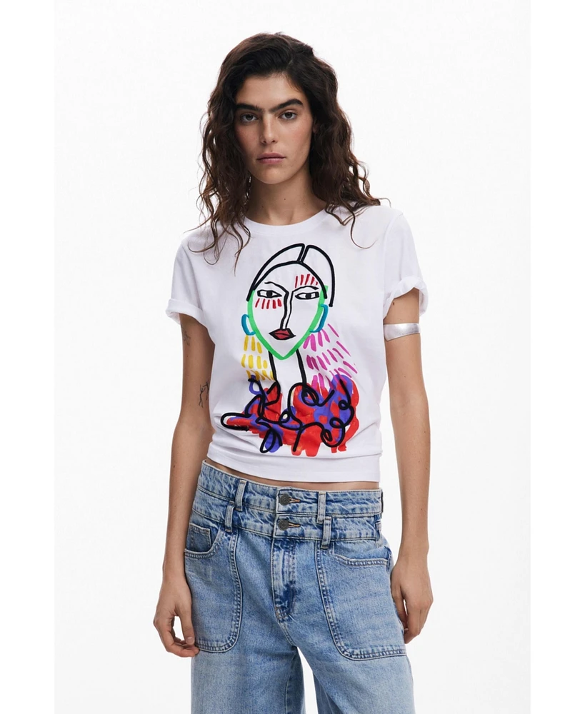 Desigual Women's Arty print T-shirt