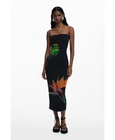 Desigual Women's Strapless dress