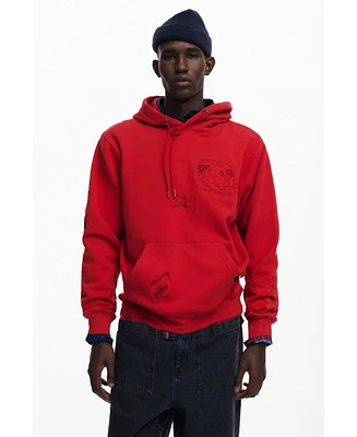 Desigual Men's Tiger embroidered sweatshirt