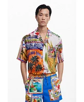 Desigual Men's Postcard swimsuit