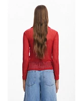 Desigual Women's Semi-transparent T-shirt