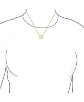 Bling Jewelry Sanskrit Aum Om Pendant Necklace 14K Gold Rose Plated Sterling Silver Harmony Yoga