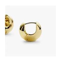 Ana Luisa - Silver Sphere Hoop Earrings Mini Abby