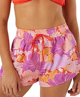 Roxy Juniors' Bell Bottom Blooms No Bad Waves Board Shorts