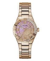 Guess Women's Analog Rose Gold Tone Stainless Steel Watch, 36mm