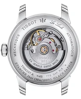 Tissot Women's Swiss Automatic Le Locle Lady Diamond (1/20 ct. t.w.) Stainless Steel Bracelet Watch 29mm