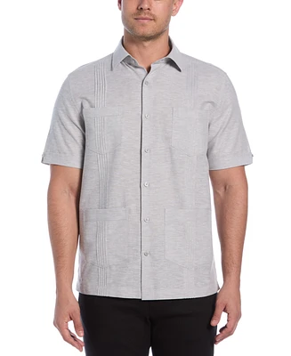 Cubavera Men's Linen Blend Four-Pocket Shirt