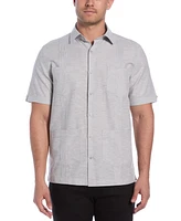 Cubavera Men's Linen Blend Four-Pocket Shirt