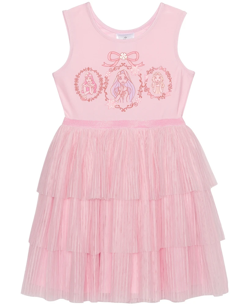 Disney Toddler and Little Girls Princess Sleeveless Tutu Dress