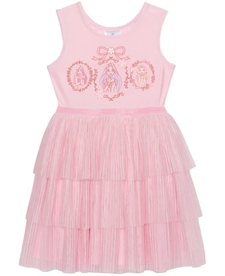 Disney Toddler and Little Girls Princess Sleeveless Tutu Dress