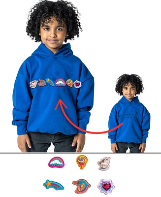 Unisex Customizable Hoodie Bundle with Magic Wonders Patch Dabblz