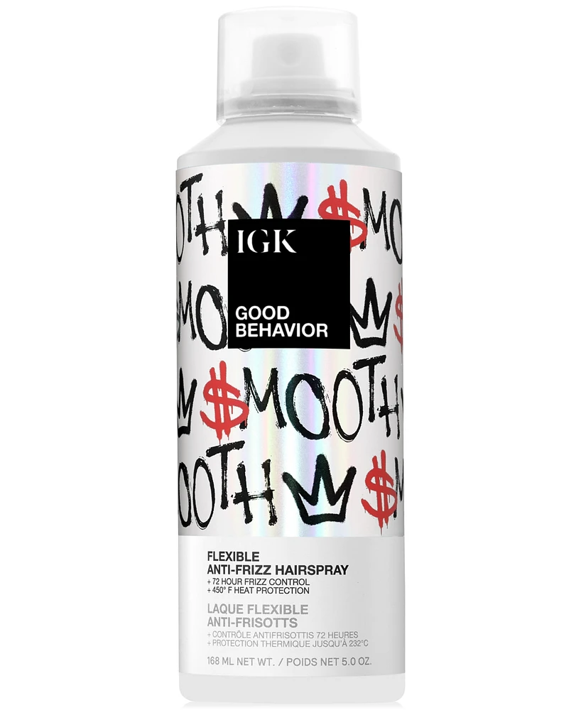 Igk Hair Good Behavior Flexible Anti-Frizz Hairspray, 5 oz.