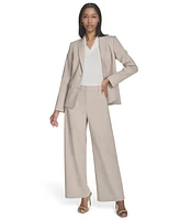 Halston Women's Peak-Lapel Two-Button Jacket