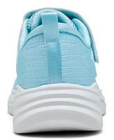 Skechers Little Girls' Wave 92 Fastening Strap Casual Sneakers from Finish Line