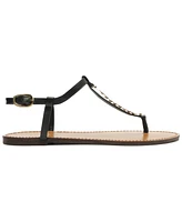 Arezzo Women's Bristol Round Toe Flat Sandals