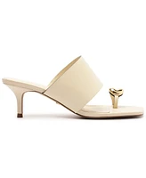Arezzo Women's Kendall Mid Stiletto Slip-On Sandals
