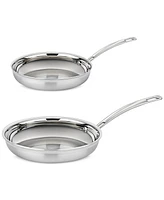 Cuisinart MultiClad Pro Stainless 2-Pc Skillet Set