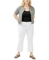 Silver Jeans Co. Plus Suki Mid Rise Curvy Fit Kick Flare