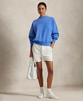Polo Ralph Lauren Women's Oversize Back-Logo Fleece Crewneck Sweatshirt
