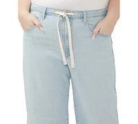 Silver Jeans Co. Plus Be Easy Straight-Leg Drawstring