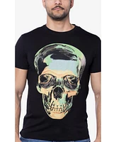 Men's Tie Dye Skull Rhinestone Graphic T-Shirts