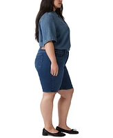 Levi's Plus High-Rise Shaping Bermuda Shorts