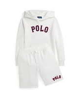 Polo Ralph Lauren Big Boys Baseball Logo Fleece Hoodie