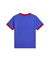 Polo Ralph Lauren Little Boys Baseball Logo Cotton Jersey T-Shirt