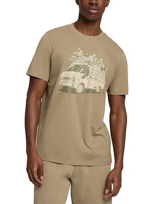 Puma Men's Flower Delivery Graphic T-Shirt