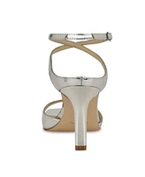 Nine West Women's Devans Strappy Square Toe Stiletto Sandals