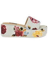 Nine West Women's Copen Slip-On Platform Wedge Sandals
