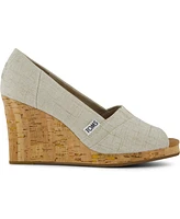 Toms Women's Open Toe Classic Wedge Sandals