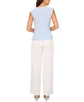 Vince Camuto Women's Draped Crossover Neck Top