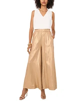Vince Camuto Women's Shimmer Pull-On Wide-Leg Pants