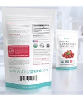 Usda Organic Cranberry Concentrate, Pure Cranberry Juice Concentrate for Urinary Tract, Joint & Kidney Health Support, Pure Co, 200srv