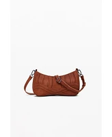 Desigual Women's Small embroidered faux leather bag