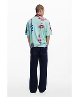 Desigual Men's Tribal print T-shirt