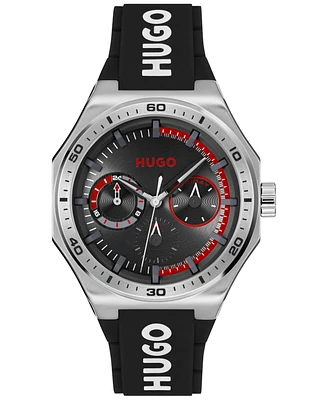 Hugo Boss Men's Grail Sport Quartz Multifunction Silicone Watch