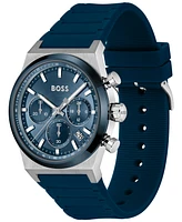 Hugo Boss Men's Candor Quartz Chronograph Silicone Watch