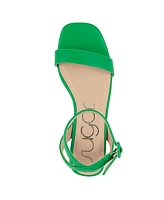 Sugar Women's Umpire Ankle Strap Block Heel Sandals