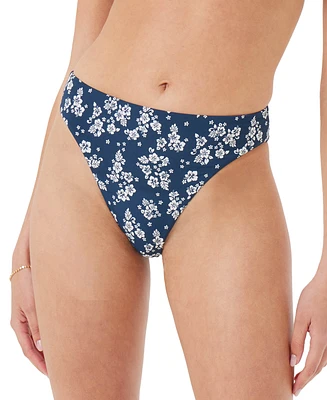 Roxy Juniors' Hibiscus Haven High Leg Bikini Bottoms