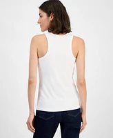 I.n.c. International Concepts Women's Ribbed Knit Tank Top, Exclusively at Macy's