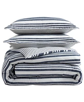 Nautica Coastline Stripe 3-Pc. Comforter Set, Full/Queen