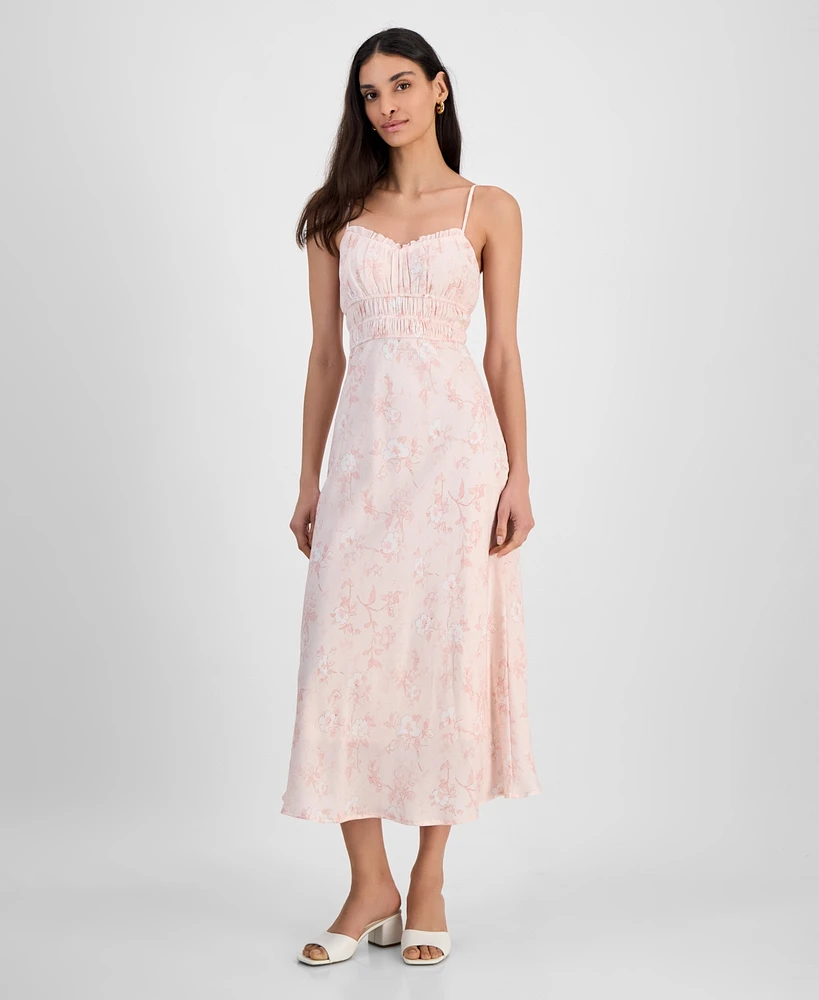 And Now This Women's Shirred Midi Slipdress, Exclusively at Macy's