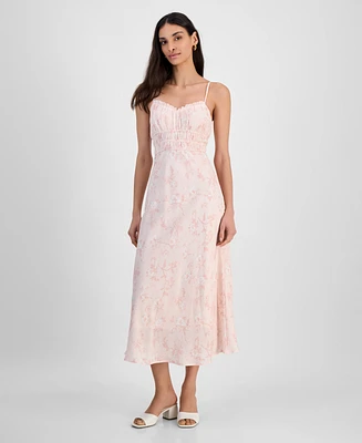And Now This Women's Shirred Midi Slipdress, Exclusively at Macy's