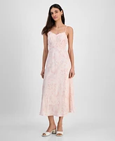 And Now This Women's Shirred Midi Slipdress, Exclusively at Macy's
