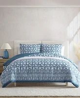 Nautica Bayport Floral Cotton Reversible -Pc. Comforter Set
